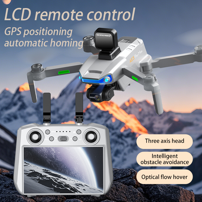 Drone Gimbal 3 Axis - Ae3 pro max novo lcd sc