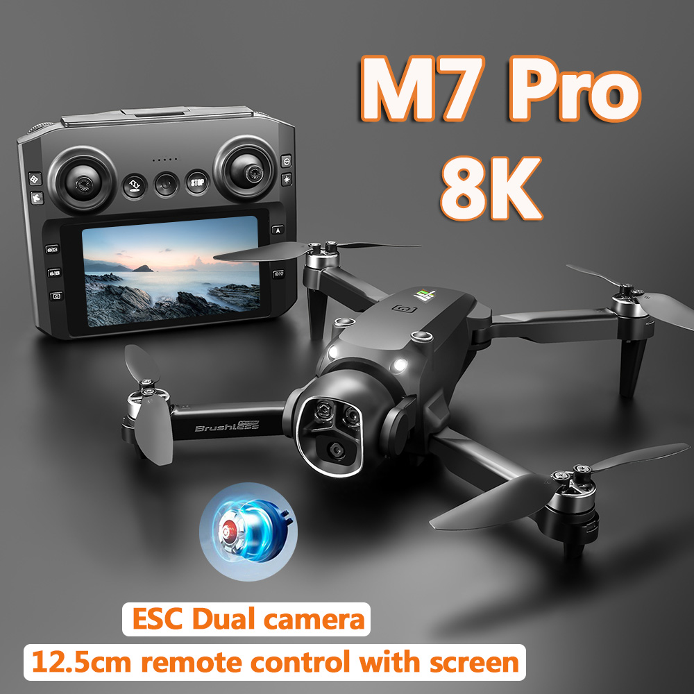 M7 drone motor sem escova 8k c - Drone Gimbal 2 Axis avaliação e preço