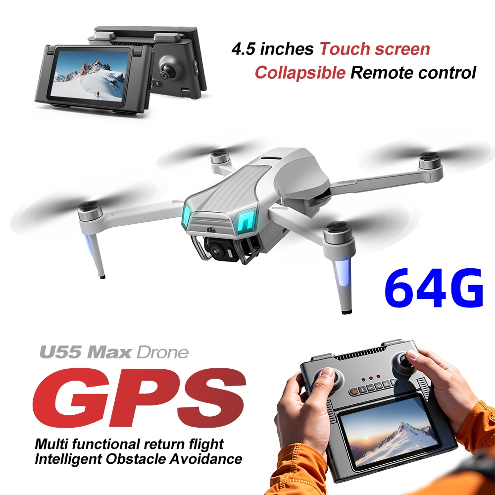Drone GPS NCZOBOE U55 com Cont - Drone Gimbal 2 Axis avaliação e preço