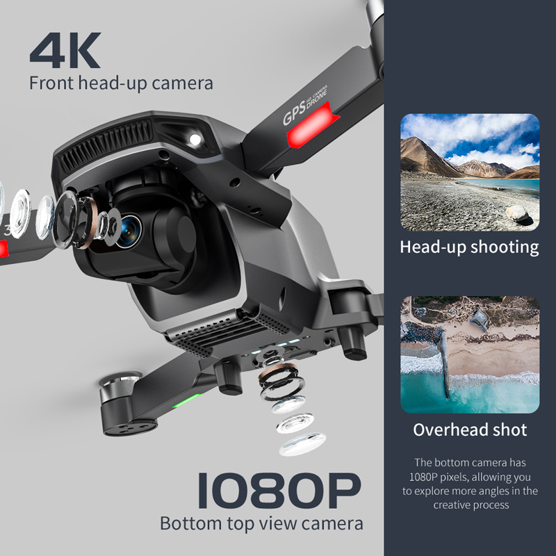 L106 Pro 3 Drone 5G WIFI FPV D - Drone Gimbal 3 Axis avaliação e preço
