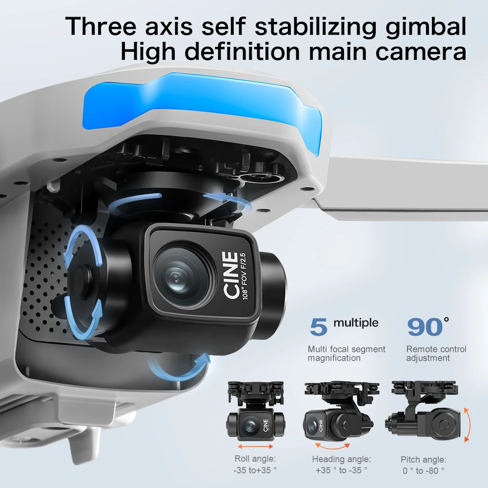 Oferta Imperdível: Drone GPS S - Drone Gimbal 3 Axis avaliação e preço